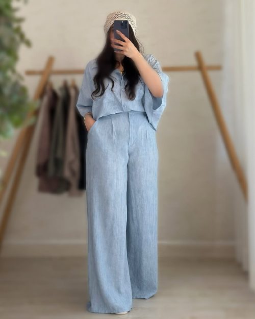 شومیز شلوار زنانه مدل ونیز