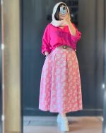 شومیز دامن زنانه مدل کندو - تصویر 2