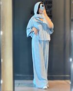 شومیز شلوار زنانه مدل فائزه - تصویر 5