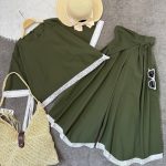 پانچ و دامن شلوار دانتل زنانه مدل تارا