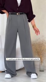 شلوار واید لگ زنانه مدل آذین - تصویر 4