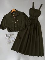 شومیز سارافون زنانه مدل بلوط  - تصویر 4