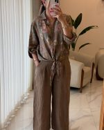 شومیز شلوار زنانه مدل برلیان - تصویر 3