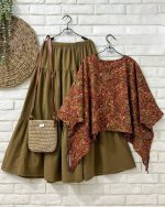 شومیز دامن زنانه مدل سالومه - تصویر 2