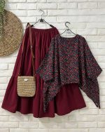 شومیز دامن زنانه مدل سالومه