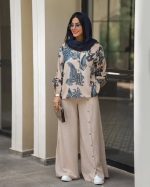 شومیز شلوار زنانه مدل نادیا - تصویر 3