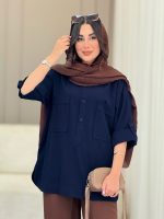 مانتو سه دکمه زنانه مدل مهشید - تصویر 7