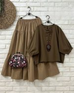 شومیز دامن زنانه مدل تاتیانا - تصویر 4