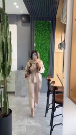 کت شلوار زنانه مدل السانا