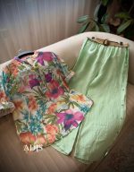 شومیز شلوار زنانه مدل متینا - تصویر 2