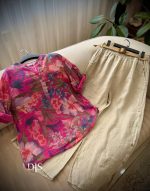 شومیز شلوار زنانه مدل متینا - تصویر 4