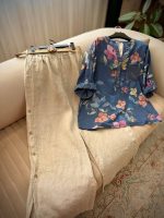 شومیز شلوار زنانه مدل بهارک - تصویر 3