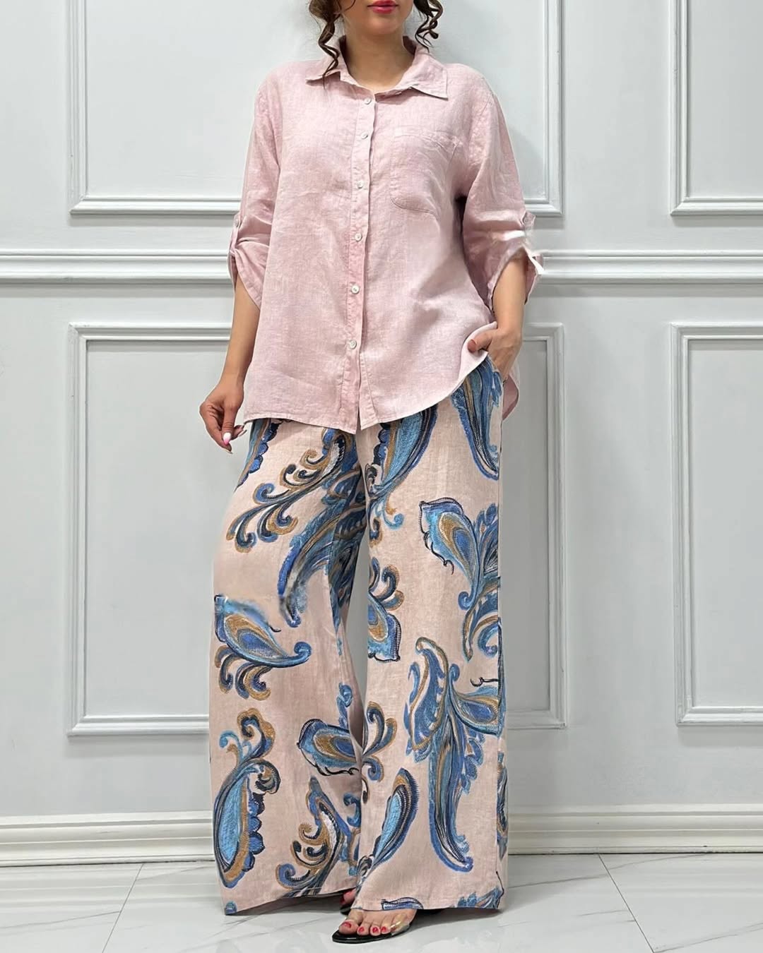 IMG_20250630_213535_374 شومیز شلوار زنانه مدل نازی - تصویر 1