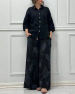 شومیز شلوار زنانه مدل نازی - تصویر 6