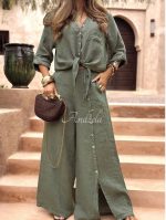 شومیزشلوار زنانه مدل ساناز - تصویر 4