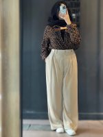 شومیز زنانه مدل پلنگی - تصویر 7