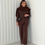 کت شلوار زنانه مدل قطره