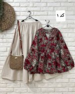 شومیز دامن زنانه مدل پریا - تصویر 2