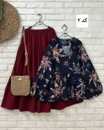 شومیز دامن زنانه مدل پریا - تصویر 3