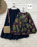 شومیز دامن زنانه مدل پریا - تصویر 4