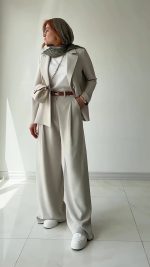 کت شلوار زنانه مدل آماندا