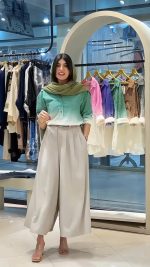 شومیز شلوار زنانه مدل نیلی - تصویر 4