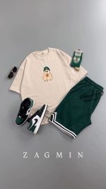 تیشرت شلوارک مردانه مدل سیاوش - تصویر 3