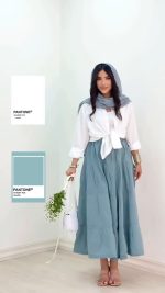 شومیزدامن زنانه مدل جواهر - تصویر 9