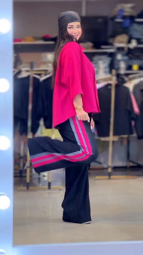 شومیز شلوار زنانه مدل دو خط