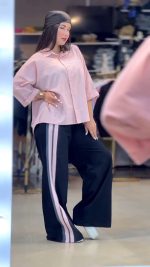 شومیز شلوار زنانه مدل دو خط - تصویر 7