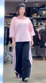 شومیز شلوار زنانه مدل دو خط - تصویر 6