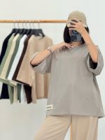 تیشرت زنانه مدل ترمه - تصویر 6