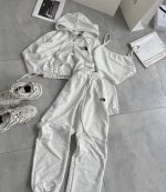 ست سوییشرت شلوار کراپ زنانه مدل نبات - تصویر 4