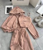 ست سوییشرت شلوار کراپ زنانه مدل نبات - تصویر 6