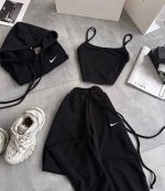 ست سوییشرت شلوار کراپ زنانه مدل نبات - تصویر 7