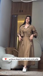 پیراهن کت زنانه مدل ماهرخ - تصویر 2