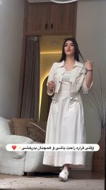 پیراهن کت زنانه مدل ماهرخ - تصویر 3