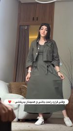 پیراهن کت زنانه مدل ماهرخ - تصویر 5