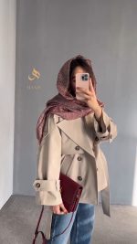 بارانی آستر دار زنانه مدل هینا - تصویر 5