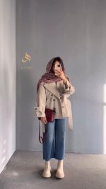 بارانی آستر دار زنانه مدل هینا - تصویر 6