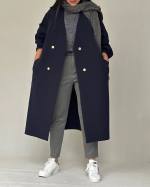 مانتو زنانه مدل سورمه - تصویر 5