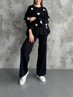 بلوز شلوار بافت زنانه مدل برفا - تصویر 4