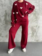 بلوز شلوار بافت زنانه مدل برفا