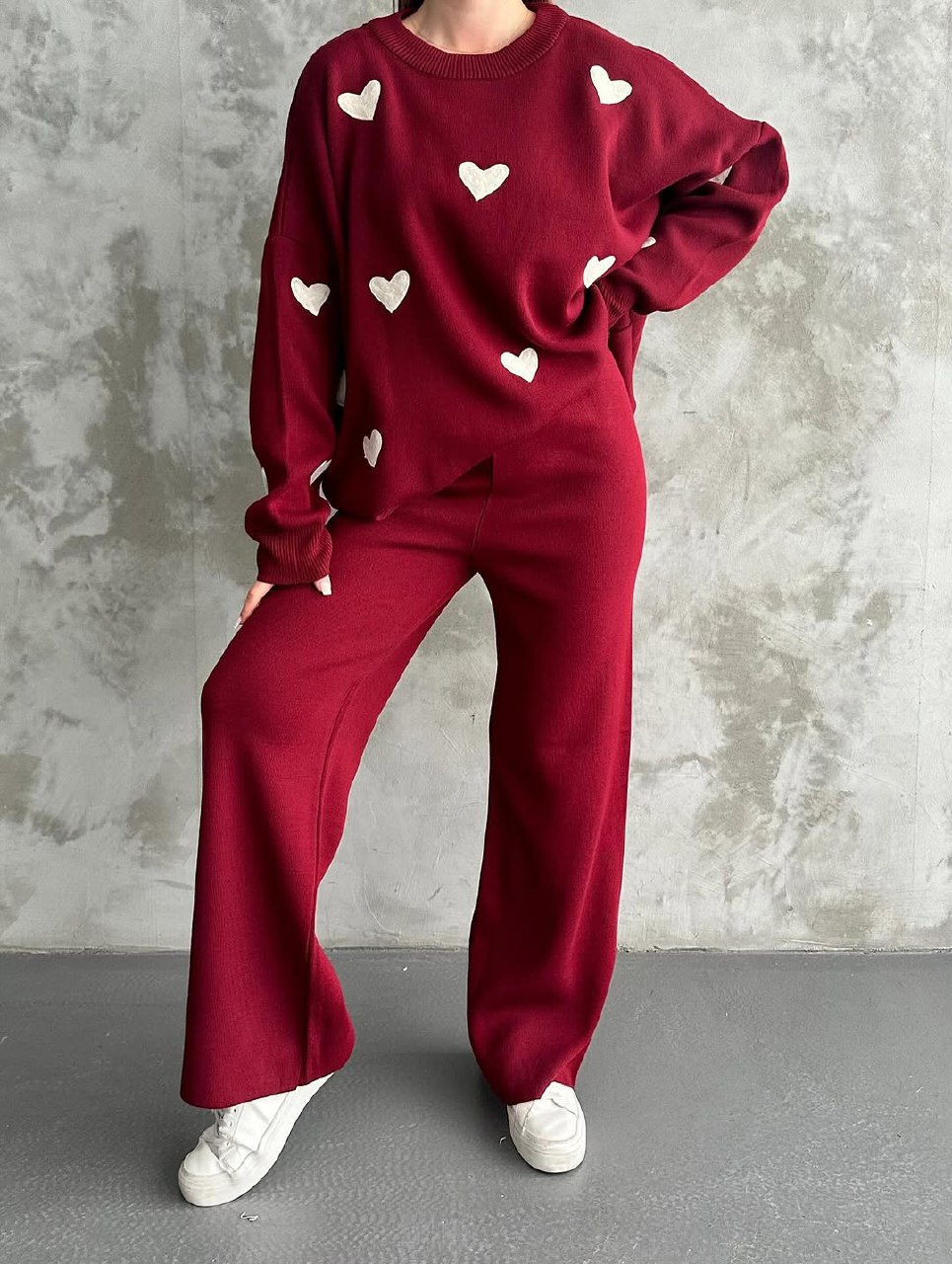 20250829_090223 بلوز شلوار بافت زنانه مدل برفا - تصویر 1