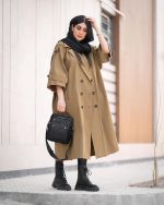 ترنچ کت زنانه مدل خزان - تصویر 2