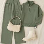 بلوز شلوار بافت زنانه مدل بانو - تصویر 2