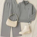 بلوز شلوار بافت زنانه مدل بانو - تصویر 3