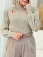 بلوز بافت زنانه مدل سونیا - تصویر 7