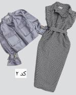 سارافون کت زنانه مدل نسرین - تصویر 6