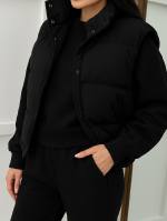 سه تیکه دورس جاگر و پافر زنانه مدل بلکا - تصویر 9